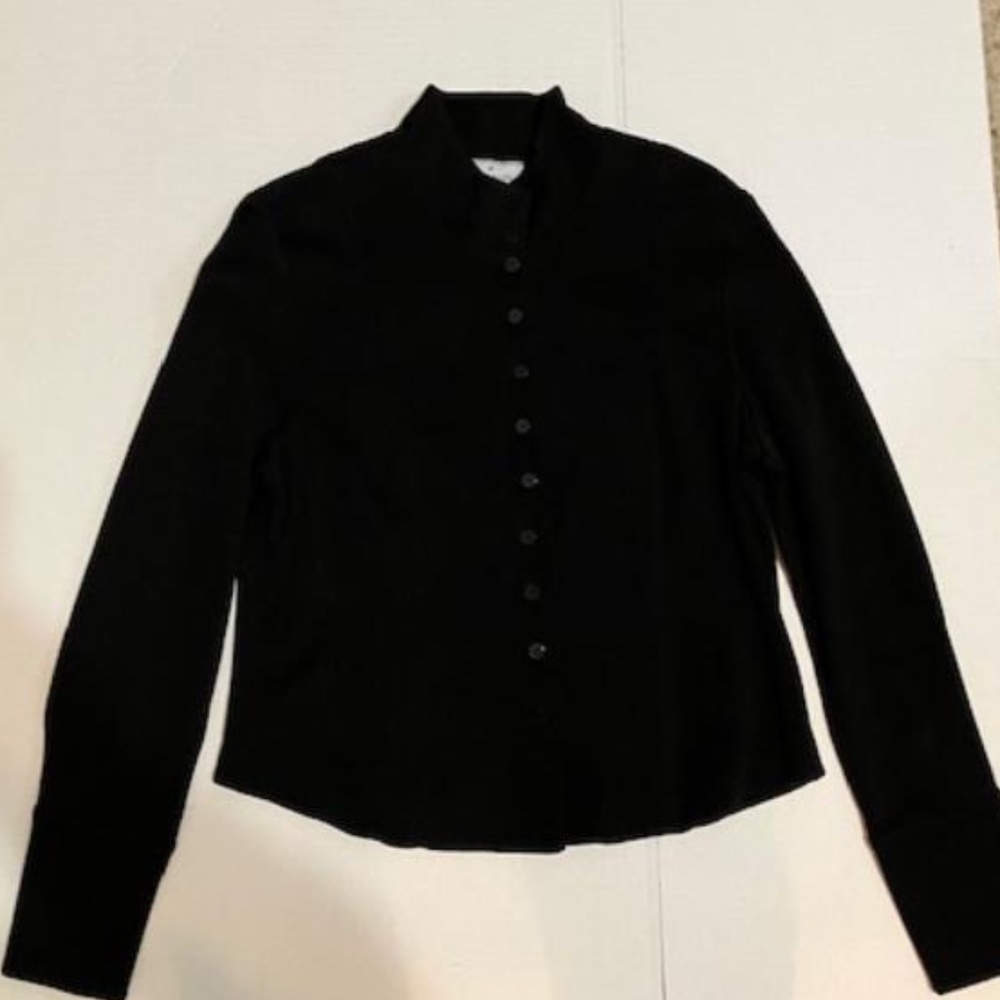 Peruvian Connection Black Edwardian Jacket L